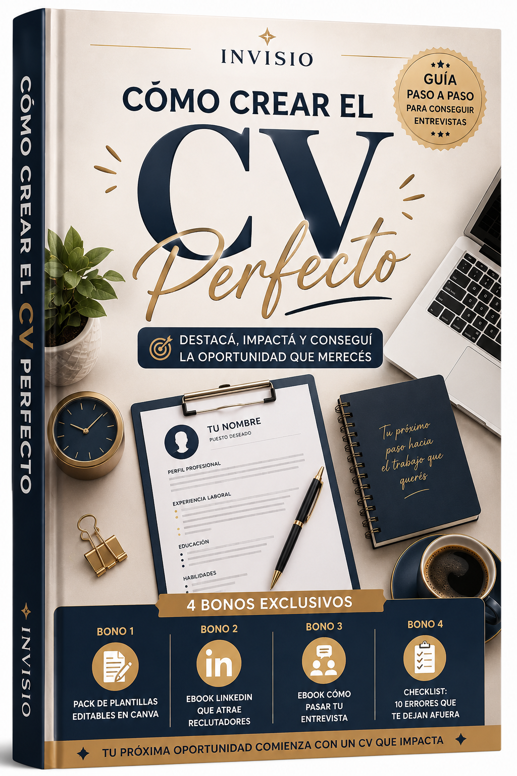 CÓMO CREAR EL CURRÍCULUM PERFECTO + 4 BONOS DE REGALO